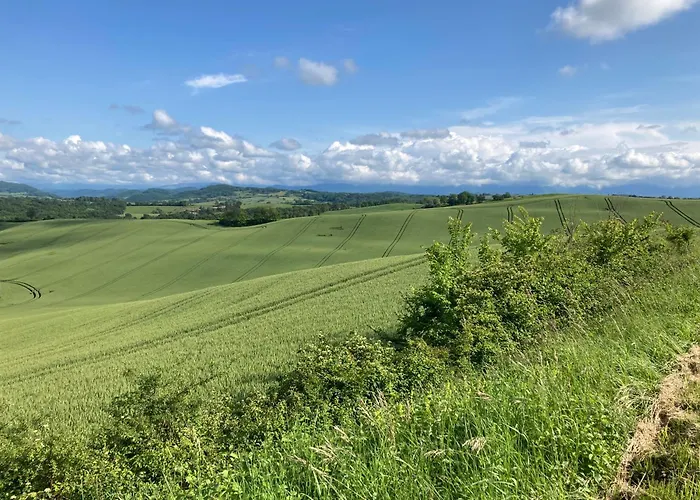 아파트 85 M2 De Plain-pied, 2chambres, 3 Lits Dans Maison Confortable Avec Vue Sur La Vallee Et Les Pyrenees Ariegeoises, Grande Terrasse Avec Barbecue Et Parking Gratuit Castéras
