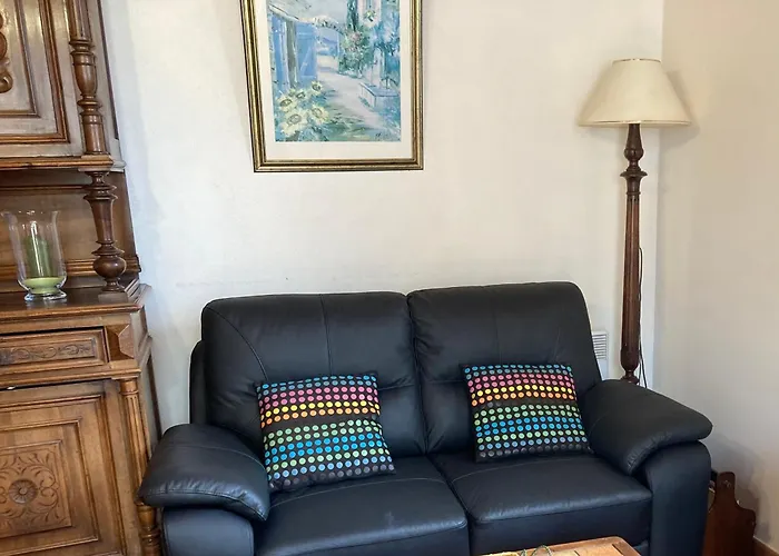 아파트 85 M2 De Plain-pied, 2chambres, 3 Lits Dans Maison Confortable Avec Vue Sur La Vallee Et Les Pyrenees Ariegeoises, Grande Terrasse Avec Barbecue Et Parking Gratuit Castéras