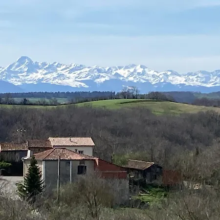 85 M2 De Plain-pied, 2chambres, 3 Lits Dans Maison Confortable Avec Vue Sur La Vallée Et Les Pyrénées Ariégeoises, Grande Terrasse Avec Barbecue Et Parking Gratuit
