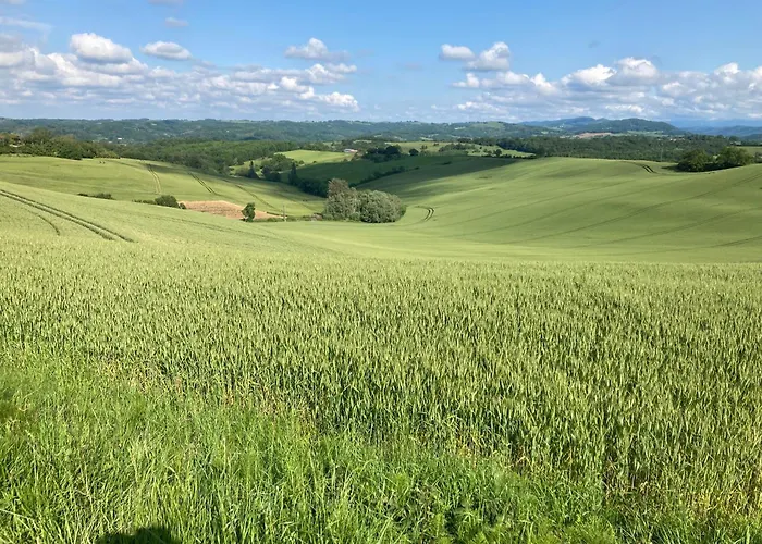 85 M2 De Plain-pied, 2chambres, 3 Lits Dans Maison Confortable Avec Vue Sur La Vallée Et Les Pyrénées Ariégeoises, Grande Terrasse Avec Barbecue Et Parking Gratuit Appartamento *