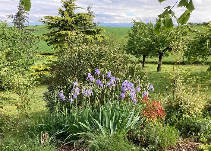 85 M2 De Plain-pied, 2chambres, 3 Lits Dans Maison Confortable Avec Vue Sur La Vallee Et Les Pyrenees Ariegeoises, Grande Terrasse Avec Barbecue Et Parking Gratuit Apartmán