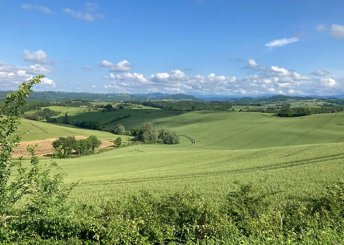 Apartmán 85 M2 De Plain-pied, 2chambres, 3 Lits Dans Maison Confortable Avec Vue Sur La Vallee Et Les Pyrenees Ariegeoises, Grande Terrasse Avec Barbecue Et Parking Gratuit *